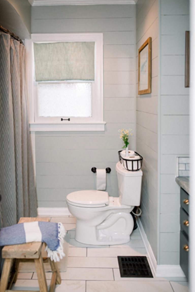 Before & After: Shiplap Bathroom - House with Home