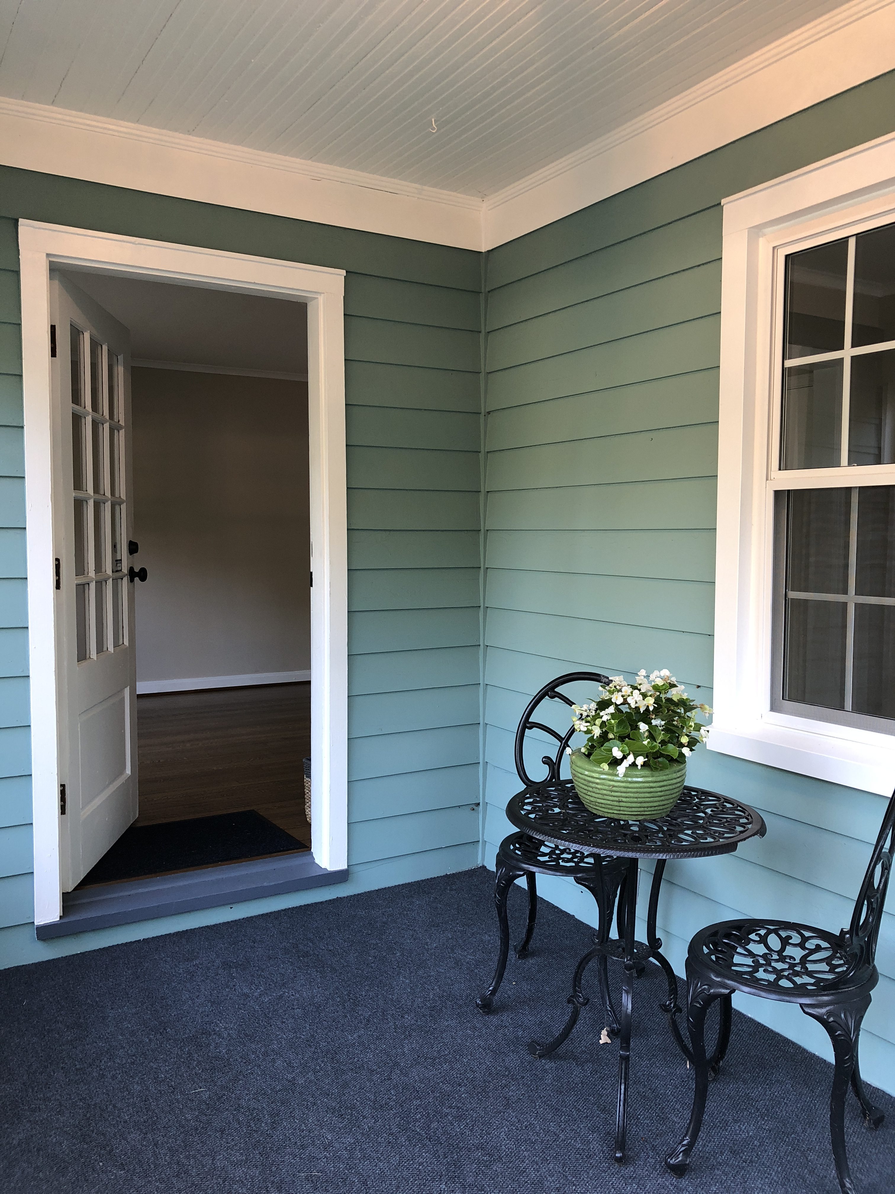 calico blue house screened porch