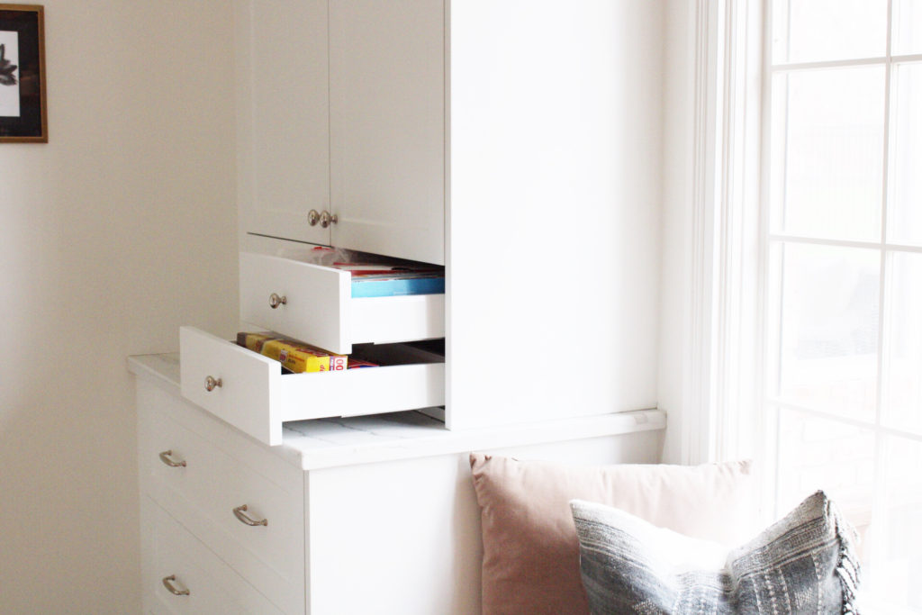 ikea cabinet hutch with small drawers