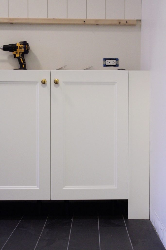 ikea cabinet with filler 