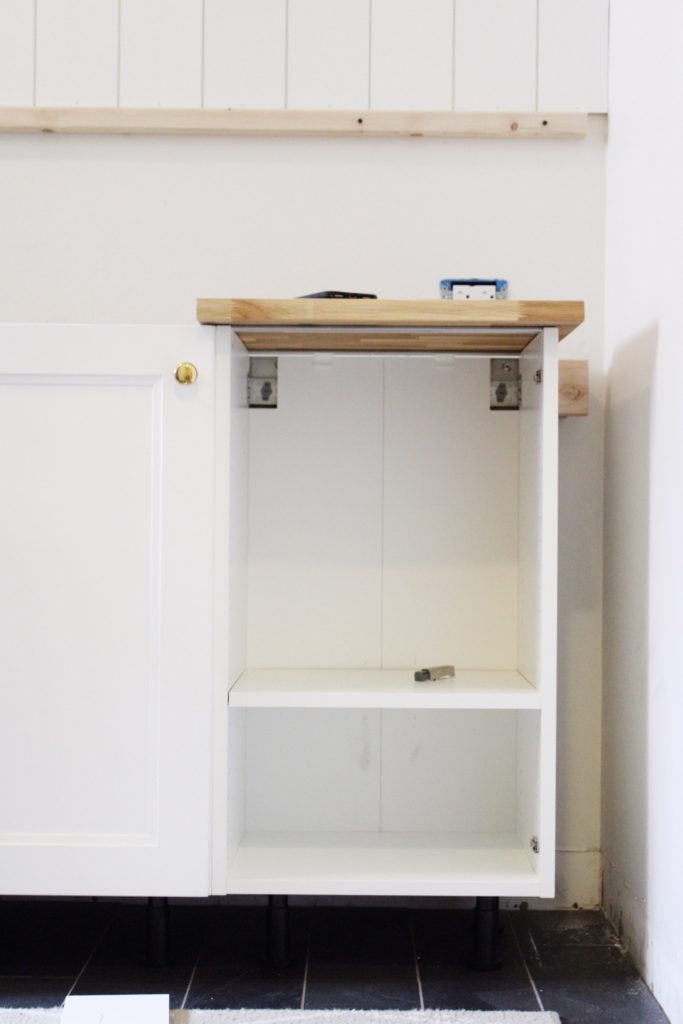 how to build in ikea cabinets
