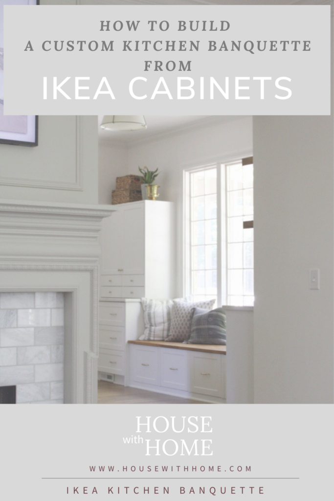 How to Build a Bench Seat from Ikea Cabinets House with Home