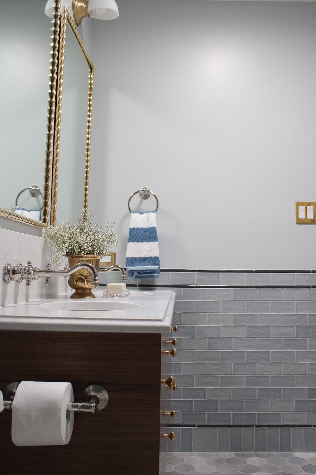 Affordable Ways to Make Your Bathroom Tile Look Expensive - House with Home
